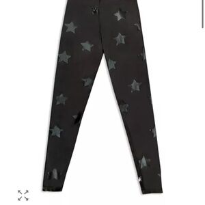 Terez Star Print foil legging capris